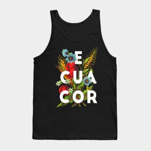 Ecuador Proud Flag, Ecuador gift heritage, Ecuadorian girl Boy Friend Ecuatoriano Tank Top